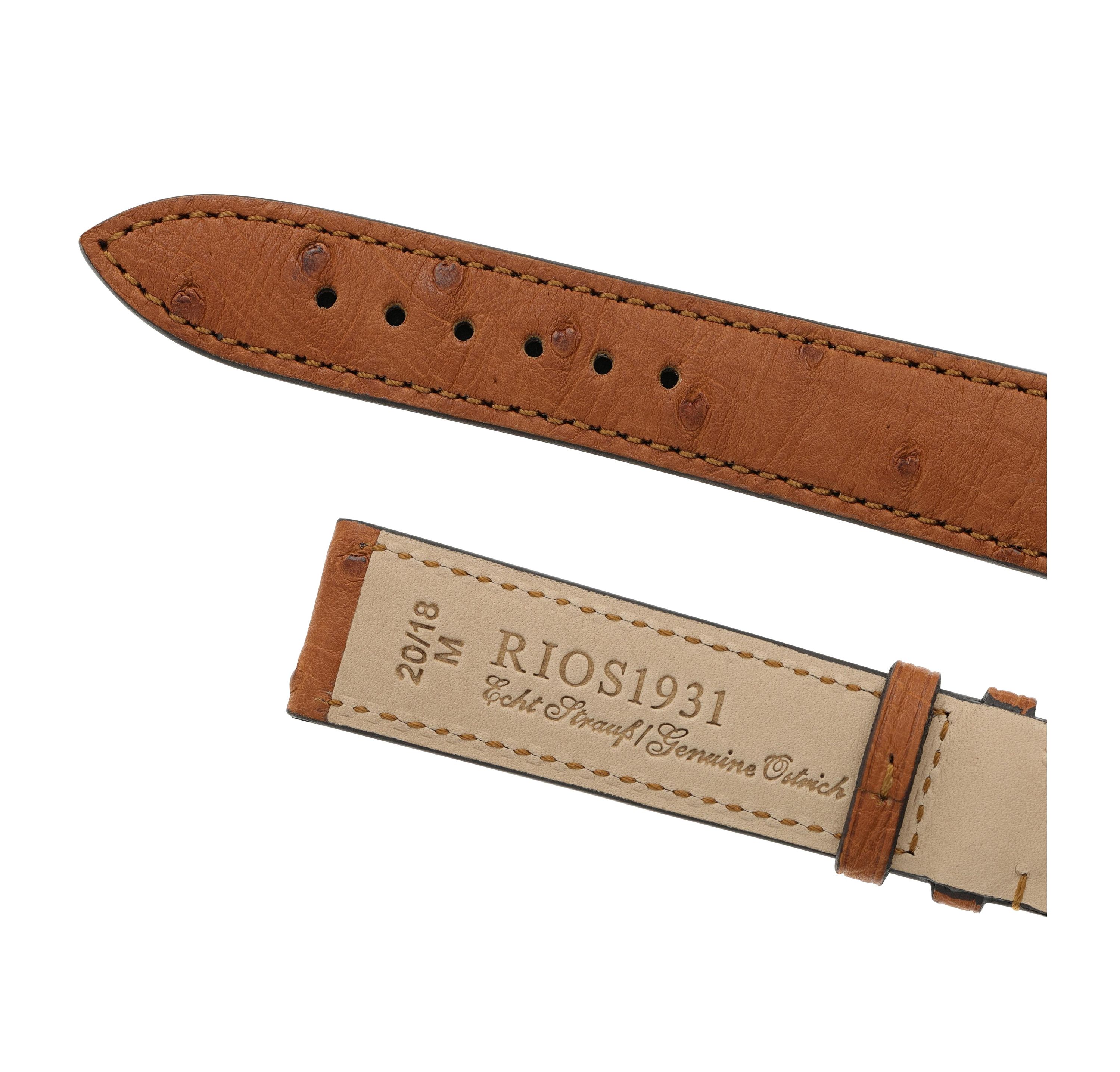 Horlogeband Maison cognac | voor Baume & Mercier