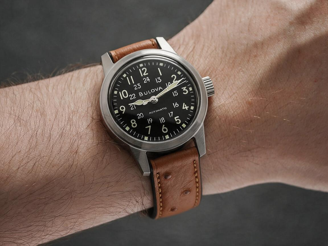 Horlogeband Maison cognac | voor Baume & Mercier