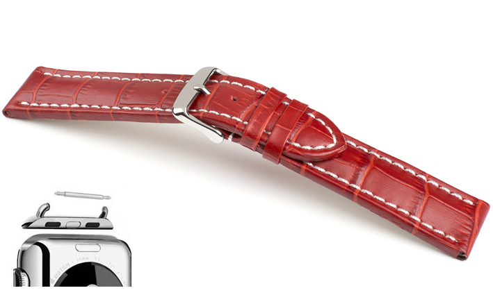 Horlogeband Kalimat WN rood | voor Apple watch