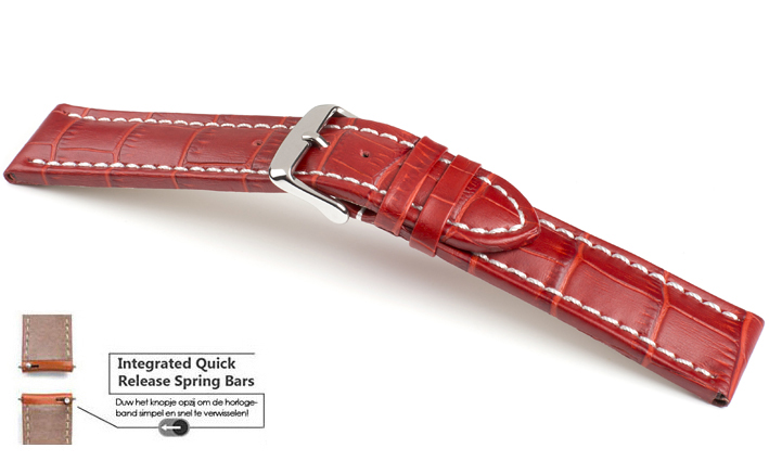 Horlogeband Kalimat WN rood | voor Michael Kors Smartwatch