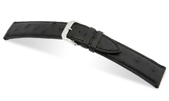 Horlogeband Maison zwart | voor Leer 