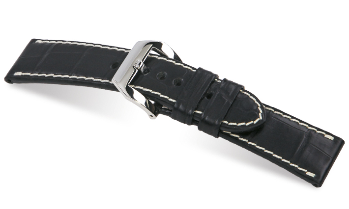 Horlogeband Modena zwart | voor Bell & Ross
