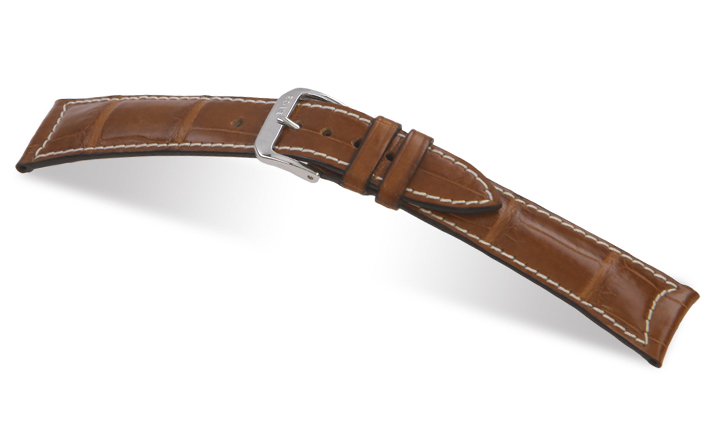 Horlogeband Avandgarde cognac | voor Leer 