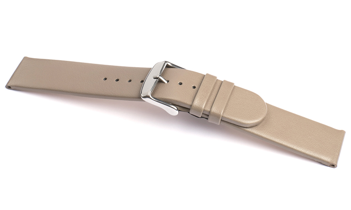 Horlogeband Mela taupe | Vegan voor Alfex 