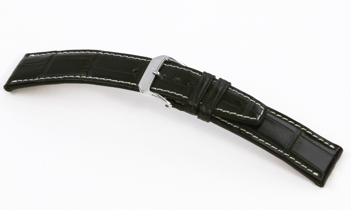 Horlogebandje Thunderbird zwart | passend voor Breguet 
