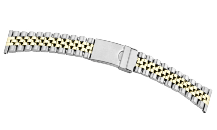 Metalen horlogeband Bicolor Colorado | Metalen horlogebanden 