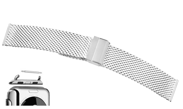 Horlogeband Milanaise Grof Geweven | Metalen horlogebanden 