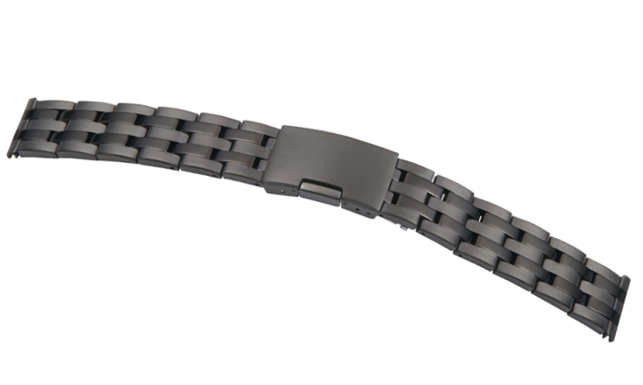 Metalen horlogeband Toscana Black | Metalen horlogebanden