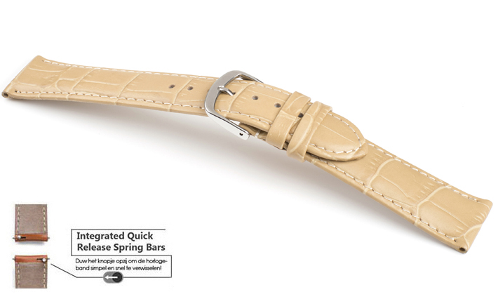 Horlogebanden Lausanne sand | voor Smartwatch bandjes