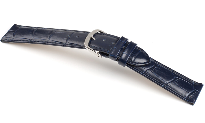 Horlogeband XL Lausanne donkerblauw | XL horlogebanden 