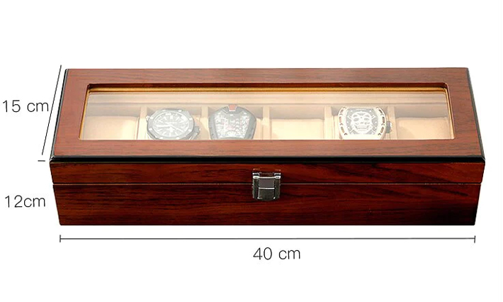 Luxe Horloge kist Bantoon Bruin 6 | Horloge opbergboxen