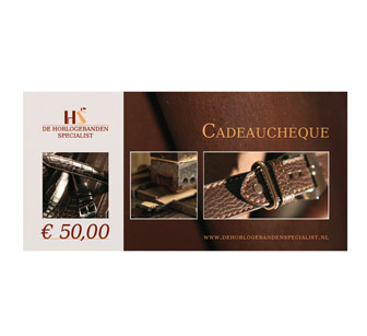 Horlogebanden Cadeaucheque geven | de Horlogebanden Specialist